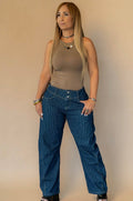 PinStriped Denim pants