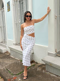 TubeTop Cut-Out Midi Dress