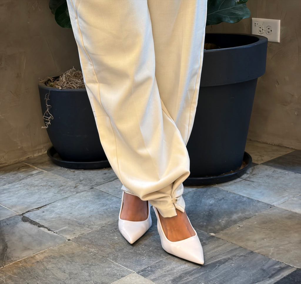 Faux Pu Leather Trousers