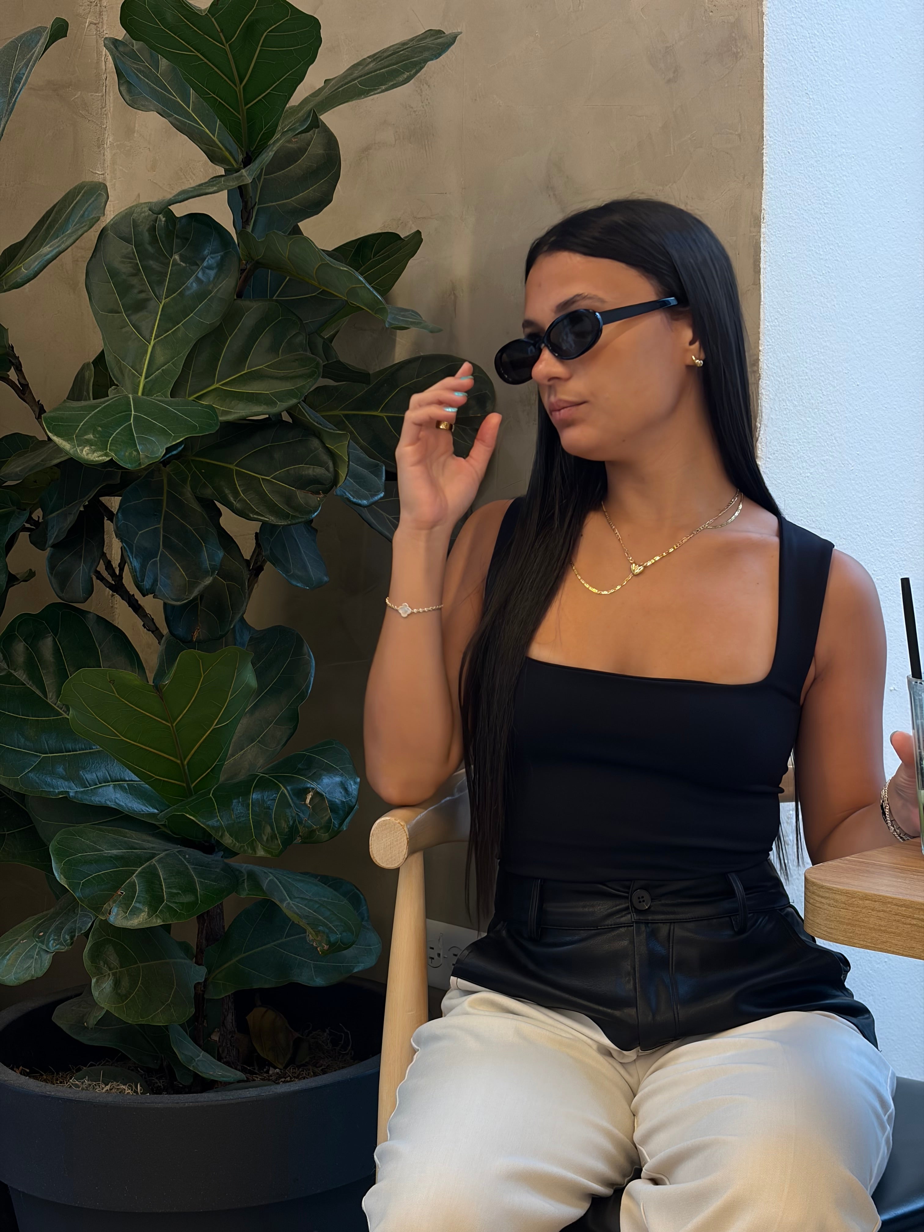 Double Layered BLACK BodySuit