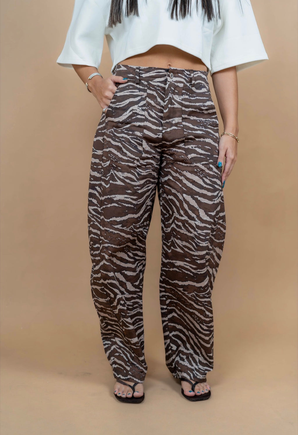 Brown Zebra Pants