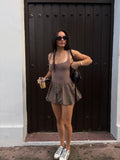 Square Walnut BodySuit