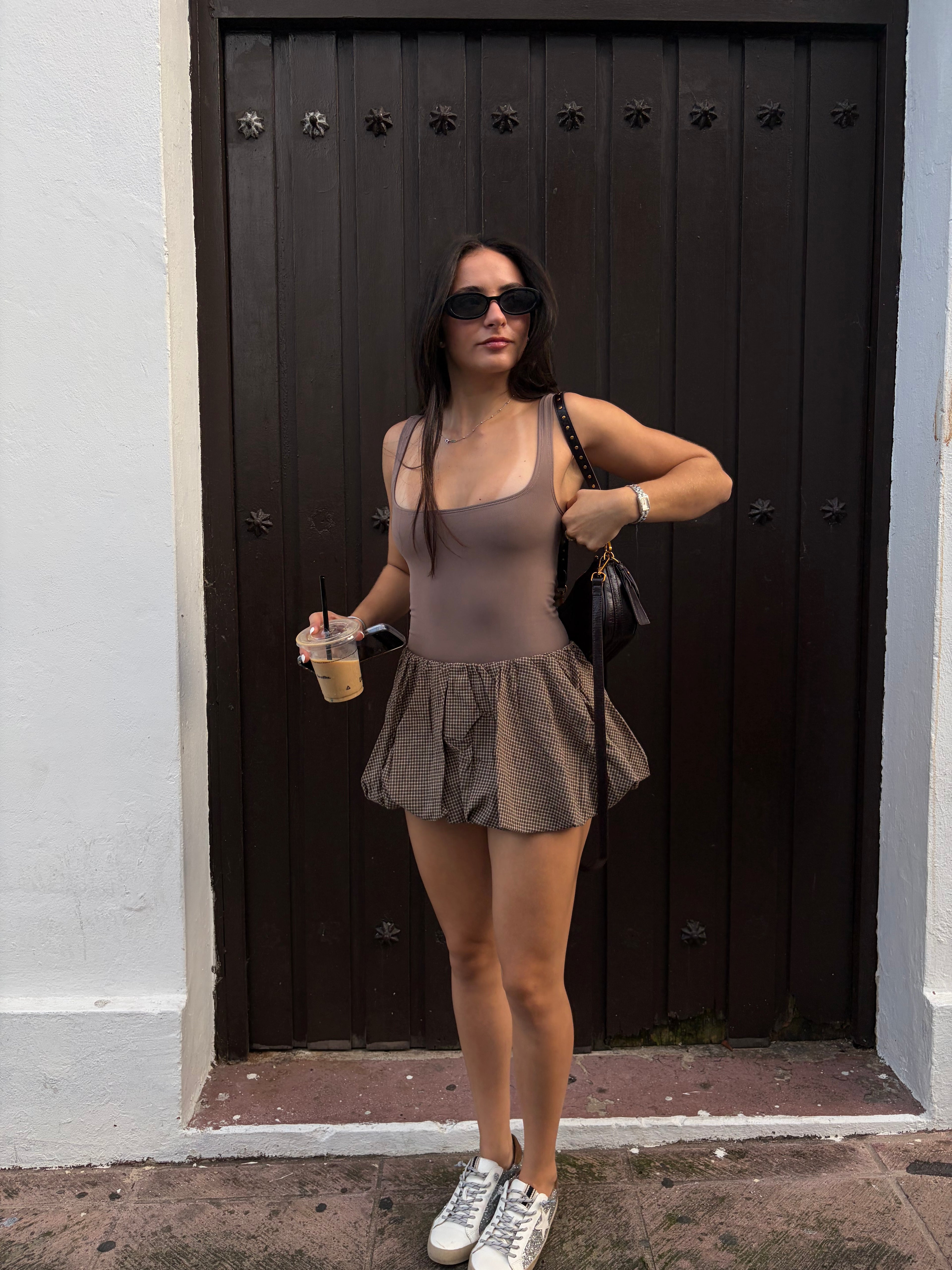 Walnut Bubble Skort