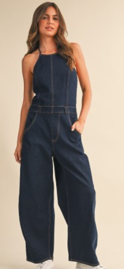 Barrel Tie Up Jumpsuit