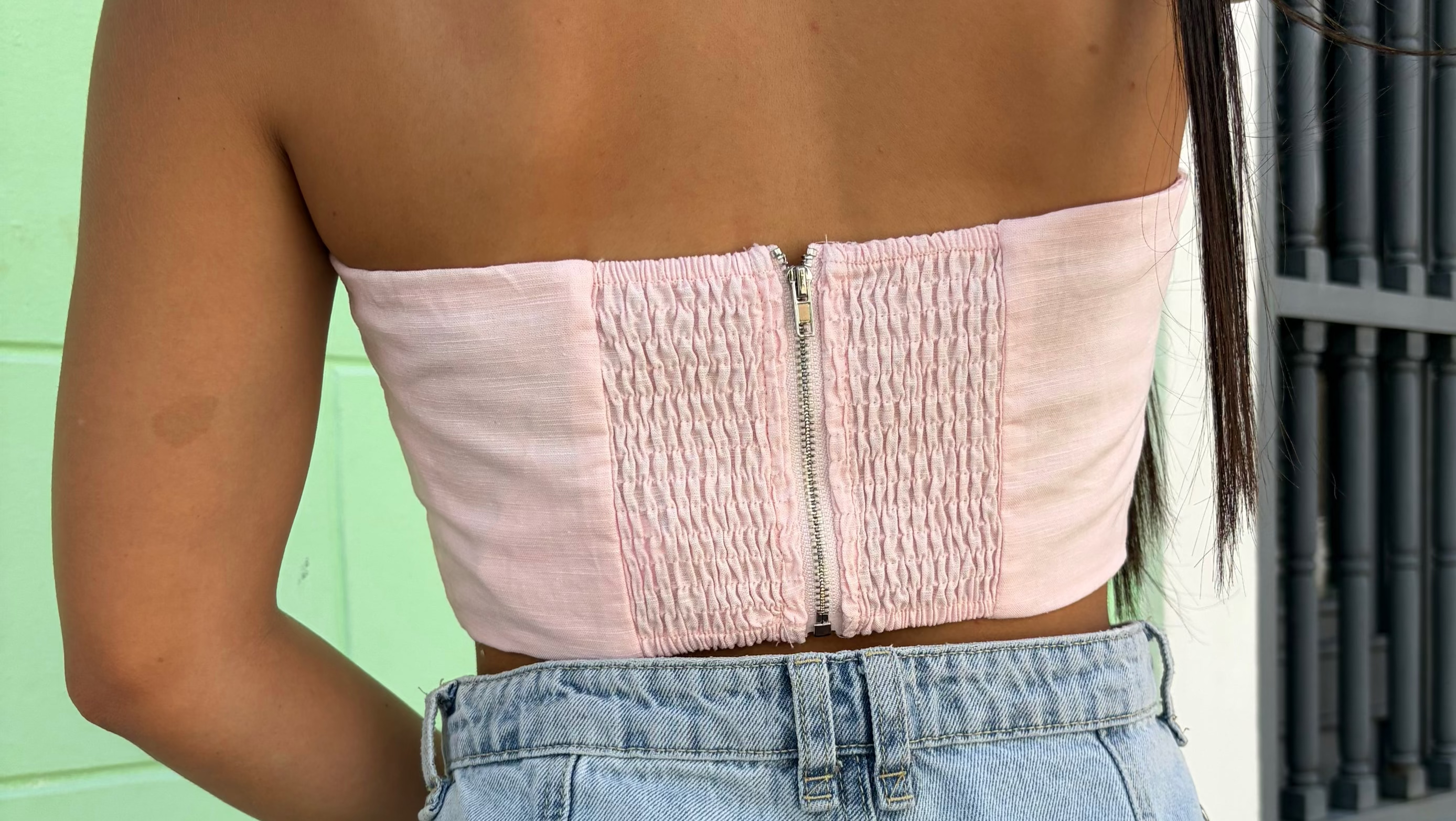 Bloom Petal Pink Tube Top
