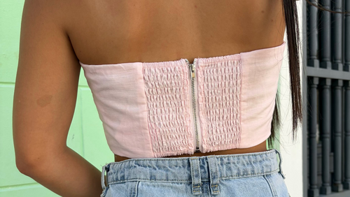 Bloom Petal Pink Tube Top