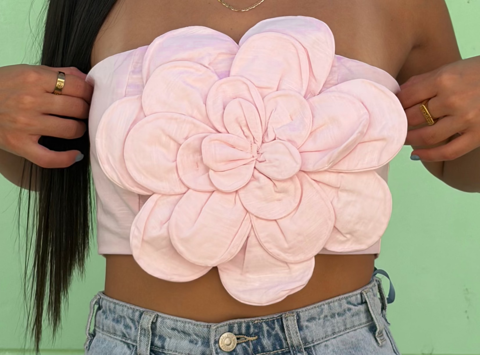 Bloom Petal Pink Tube Top