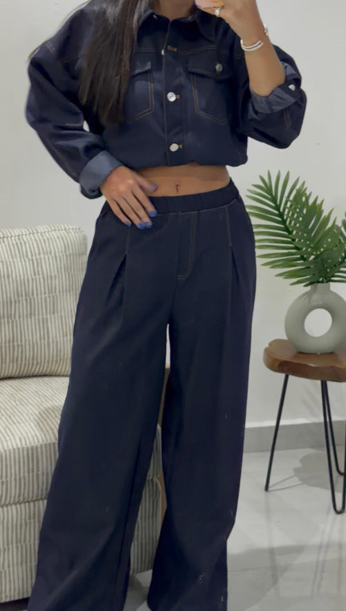 Denim Button set
