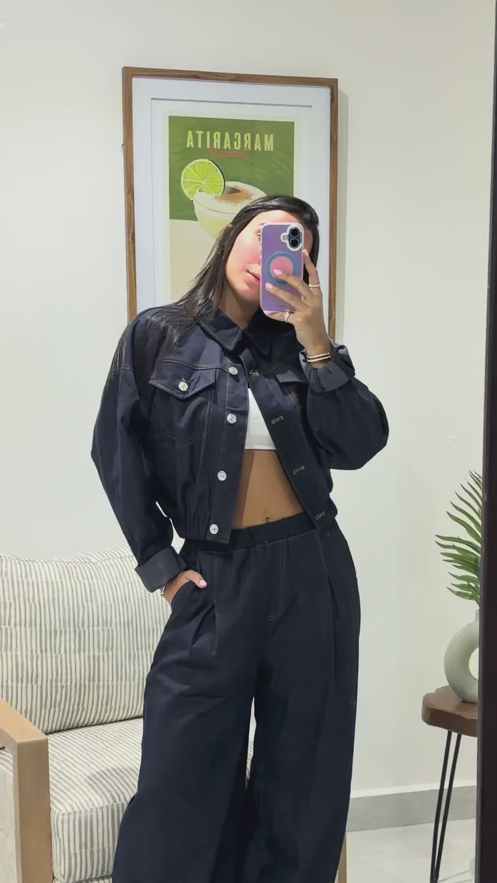 Denim Button set
